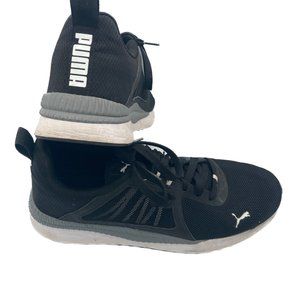 Puma Pacer 374322-01 Running Shoes x Sneakers, Men's 9.5 US, Black x White